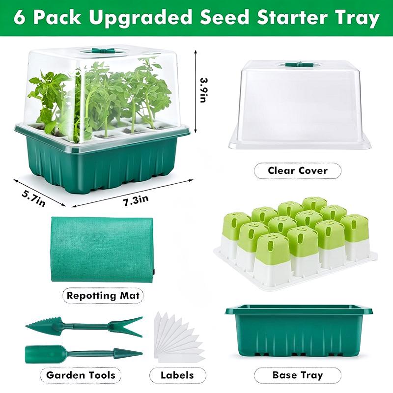 1Set Seed Starter Tray Mini Gr - đánh giá và giá Humidity Dome Kit